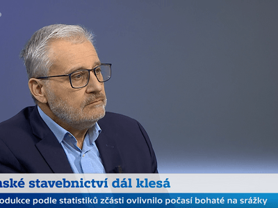 Jiří Nouza na ČT24: První pololetí roku bude pro stavebnictví klíčové
