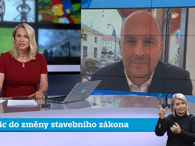Nouza a Soudný mluvili o novém stavebním zákoně v České televizi
