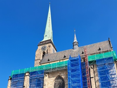 KONSIT rekonstruuje střechu katedrály sv. Bartoloměje v Plzni