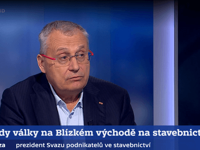 Jiří Nouza na ČT24: Globální nejistota zdražuje materiály