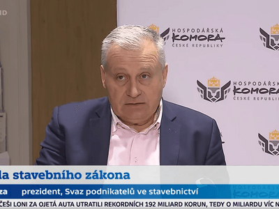 Jiří Nouza vystoupil na tiskové konferenci Hospodářské komory 