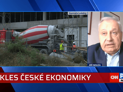 Jiří Nouza na CNN Prima NEWS okomentoval pokles české ekonomiky